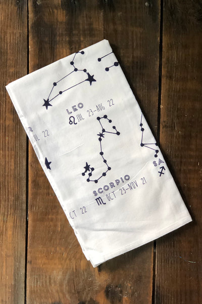 Hand-Printed Tea Towels
