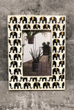 Elephants Inlay Picture Frame